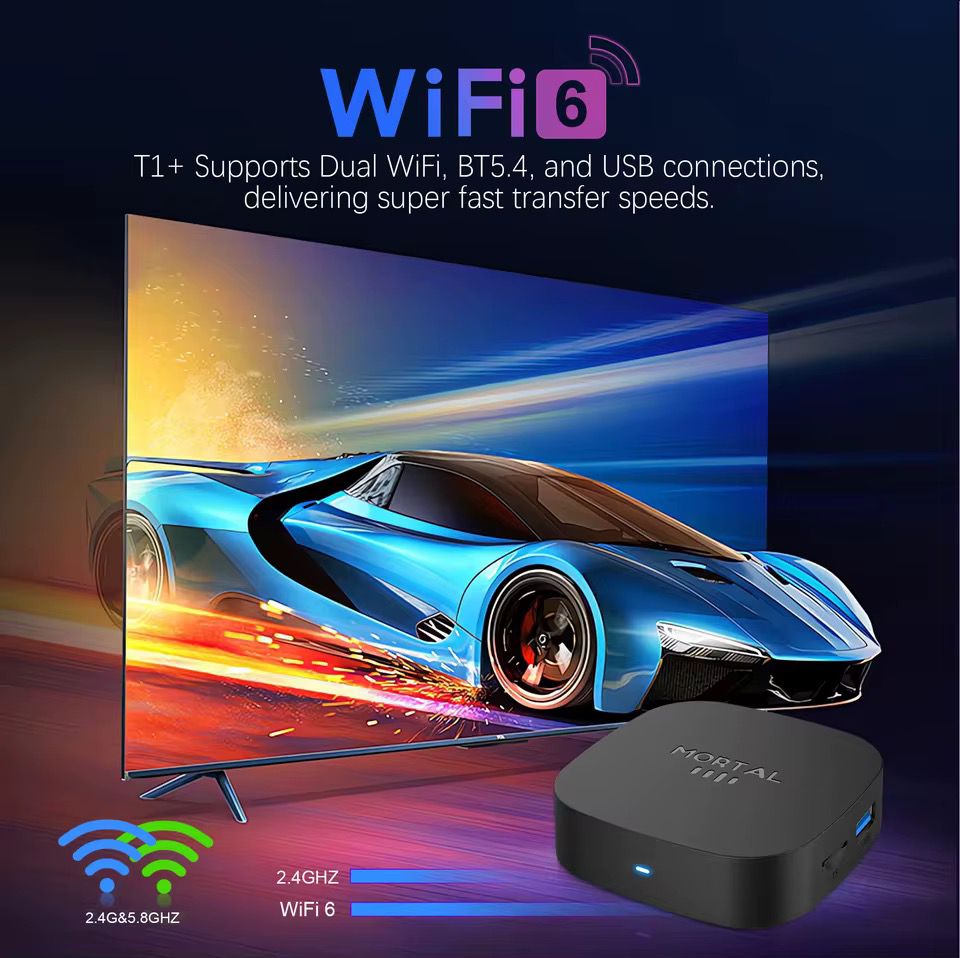 Boîtier TV Android 16 T1+