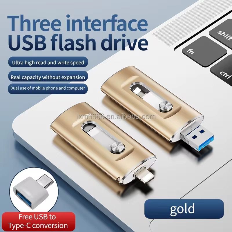 Clé USB mobile 3-en-1