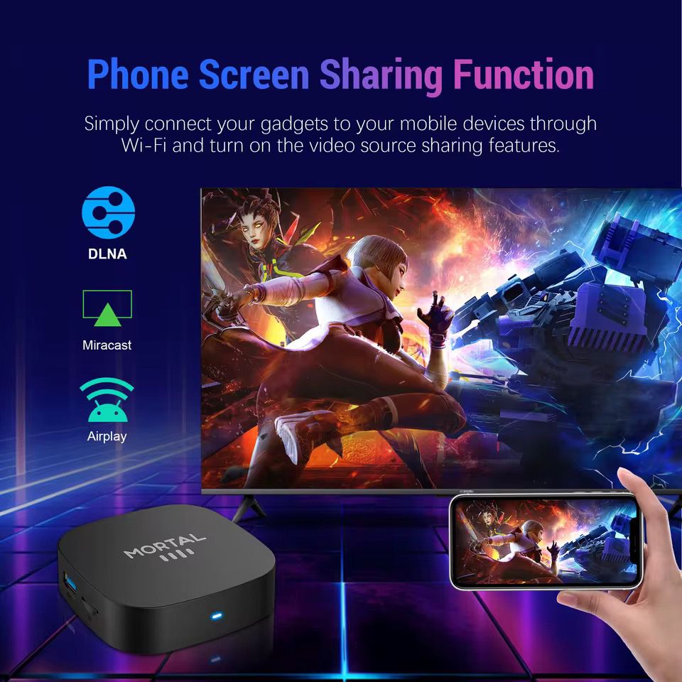 Boîtier TV Android 16 T1+
